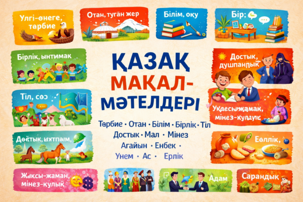 Қазақ мақал-мәтелдері: тақырыптар бойынша толық жинақ